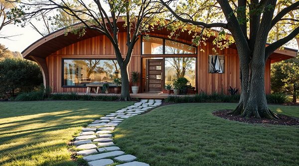 Construire l'avenir : les maisons écologiques d'après l'arbre