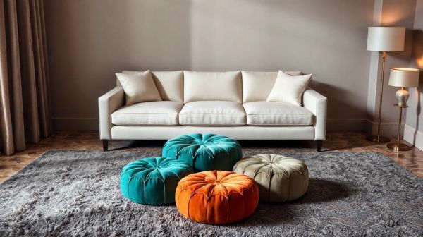 Top 5 raisons d’opter pour des poufs élégants à l'intérieur